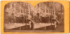 London The International Exhibition of 1862.Photo Stereo view.The Glass Court. picture