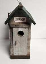 M. L. Studtman Original Humorous Office Outhouse  Birdhouse Handmade Wooden picture