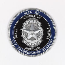 Dallas Texas Police Dept Law Enforcement Academy Challenge Coin Medal picture
