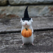 Halloween Mouse With A Needle Felted Mouse Needle Felted Animal Felted Miniature picture