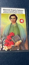 Blessed Angela Salawa 3rd Class Relic Card Patron Multiple Sclerosis picture