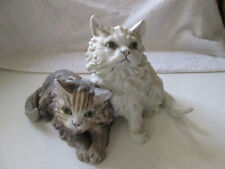 Kaiser Porcelain Figurine Two cats Hand Painted by GAWANTKA 490 picture