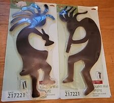 Large Wall Hangings Two Kokopelli in Copper Finish 20
