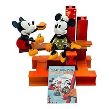 Disney Mickey & Minnie Building A Building Sculpture Limited Edition 2000 W COA picture