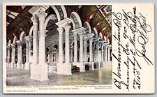 Library Of Congress Washington Dc Marble Columns In Second Story Wob Pm Postcard picture