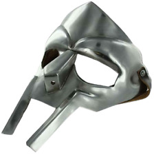 MF Doom Gladiator Face Mask Helmet Hand Forged Sca Larp Helmet Roman Armor picture