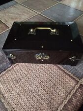 Vintage Music box. Mechanical USSR. Working picture