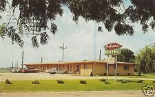 Original Vintage 1960s PC- Holiday Motel- Creston Iowa- 1950s Cars- PM 1961  picture