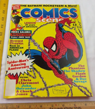 Todd McFarlane Spider-Man Rocketeer VENOM pre Comics Scene magazine 2 1987 VF/NM picture