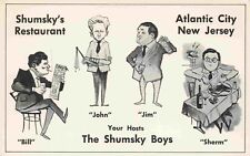 1960 Atlantic City New Jersey Shumsky's Roumanian Restaurant Vintage Postcard picture