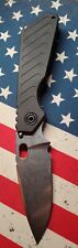  Strider Knives SMF CTS-XHP SW ALUMINUM/Flamed Titanium Lock Side USA MADE KNIFE picture