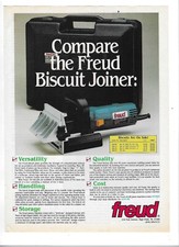 1988 Freud Biscuit Joiner Vintage Print Advertisement picture