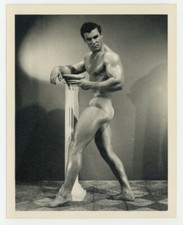Bruce Of LA Original 1950 Photo Keith Stephan 5x4 Gay Physique Beefcake Q7932 picture