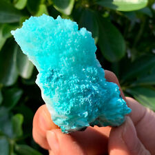 105G Natural beautiful blue texture stone mineral sample quartz crystal picture