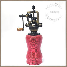 Pepper Mill Grinder Peppermill Spectraply Wood Wooden Handmade SEE VIDEO 834a picture
