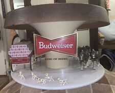 Vtg Budweiser World Champion Clydesdale Carousel Fixture/sign. picture