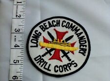long beach commandery drill corps patch picture