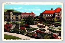 University Of Minnesota Campus Scenic Medicinal Garden WB UNP Postcard picture