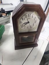 Vintage Linden Japan Shelf Chime Clock Teated And Working Battery Powered picture