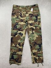 US Military BDU Woodland Camo Hot Weather Button Fly Pants Size 2XL XX Long NEW picture