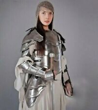 Medieval X-Mas Larp Fantasy Costume Brave Angel Inch Steel Female Armor Arm picture