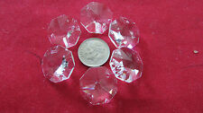 36 PCS 18 MM AAA 2 HOLE OCTAGON CRYSTAL GLASS BEAD JEWELRY CHANDELIER CHAIN PART picture