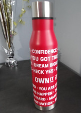 Kellogg's Special K Own It Motivational Stainless Steel Water Bottle w Box - NEW picture