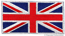 BRITISH FLAG PATCH UNION JACK ENGLAND UK GREAT BRITAIN embroidered iron-on blue picture