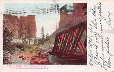 Castle Gate, Price Canyon, Utah, On the Denver & Rio Grande Railroad, Used 1908  picture