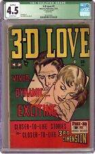 3-D Love #1 CGC 4.5 QUALIFIED 1953 3872610001 picture