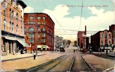1912, Michigan Avenue, GRAND RAPIDS, Michigan Postcard - Will P. Canaan picture