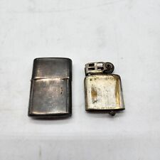 Antique Sterling Silver Pocket Cigarette Lighter Circa 1950s Preowned  picture