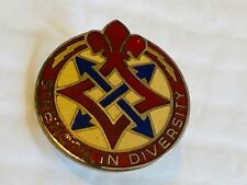 US Military 193rd Support Battalion Insignia Pin - Strength in Diversity picture