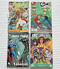 Lot of 4 DC Comic Books Nuclear Winter Superman Brainiac Cartoon Network RWBY picture