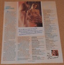 1990 Print Ad Cosmetic Breast Surgery enlargement Vincent Voci Joel Singer MD picture