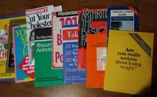 11 Vtg Health Medical Pamphlet Booklet LOT Advice 70s 80s 90s Diet Cholesterol.. picture