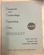 1972 NASA SPACE BOOK Research And Technology Operating Plan Summary Rare Vintage picture