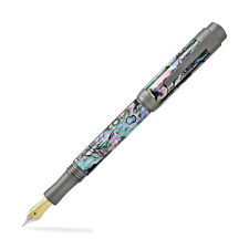 Laban New Abalone with Gunmetal Trim - Fountain Pen - Fine LMP-F101-GM-F picture