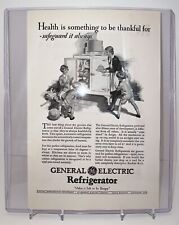 Vintage 1928 General Electric Refrigerator Ad & RCA Speaker Radio Cabinet Ad picture