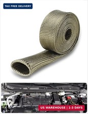 Heat Shield Sleeve Fuel Line Heat Shield Auto Hose Spark Plug Wire Cover Protect picture