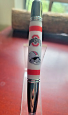 Ohio State Buckeyes Ballpoint Pen, Handmade Gatsby Logo and Helmet Chrome Trim picture