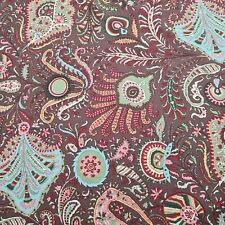 Brunschwig & Fils, FAWKES 2006 COTTON PRINT BROWN, 4 YARDS  picture