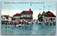 1909 HIGHLAND BEACH NEW JERSEY BAMBOO GARDEN & STILL WATER BATHING*SANDLASS PC picture