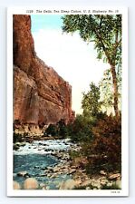 Vintage Old Postcard  Dells Ten Sleep Canyon Wyoming picture