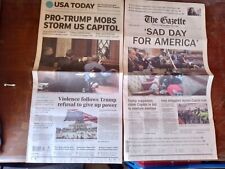 Jan 6, 2021 CAPITOL RIOT Newspaper USA Today picture