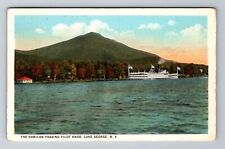 Lake George NY-New York, the Horicon Passing Pilot Knob, c1926 Vintage Postcard picture