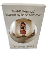 1992 Schmid Christmas Ornament Sweet Bleblessig Ispired By Berta Hummel picture
