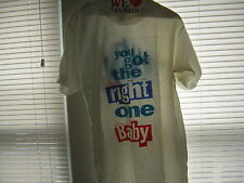  DIET PEPSI T SHIRT VINTAGE LATE 80'S YOU GOT THE RIGHT ONE BABY DEADSTOCK LARGE picture
