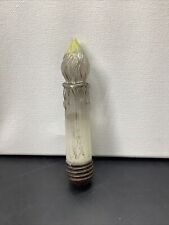 RARE Antique Christmas Candle Dripping Wax Light Bulb, Works picture