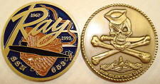 USS RAY SSN-653 SUBMARINE NAVY CHALLENGE COIN picture
